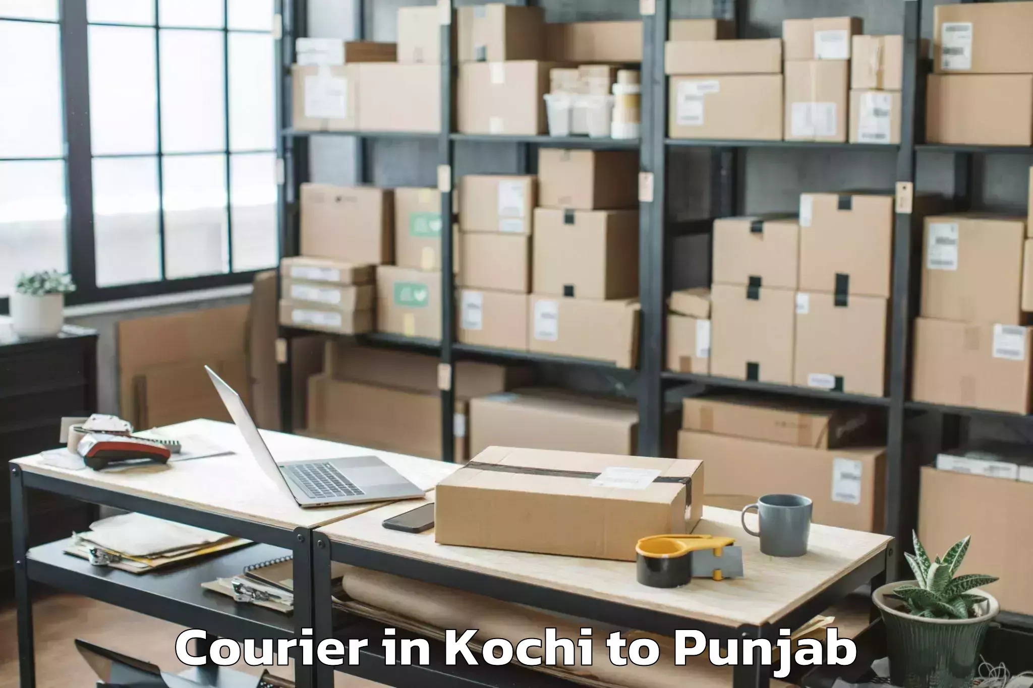 Leading Kochi to Sultanpur Lodhi Courier Provider